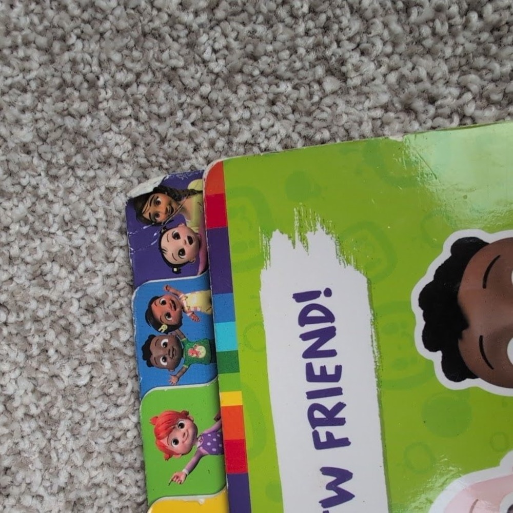 Cocomelon Hello New Friend Board Book JJ Cody Nina CeCe Ms Appleberry - Picture 2 of 7